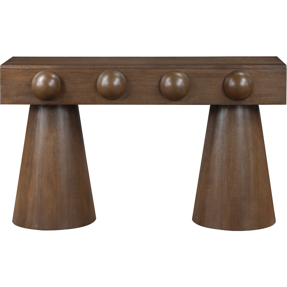 Bracciano Brown Oak Veneer Console Table