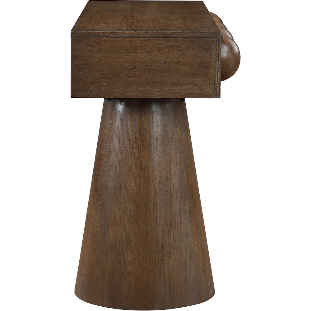 Bracciano Brown Oak Veneer Console Table
