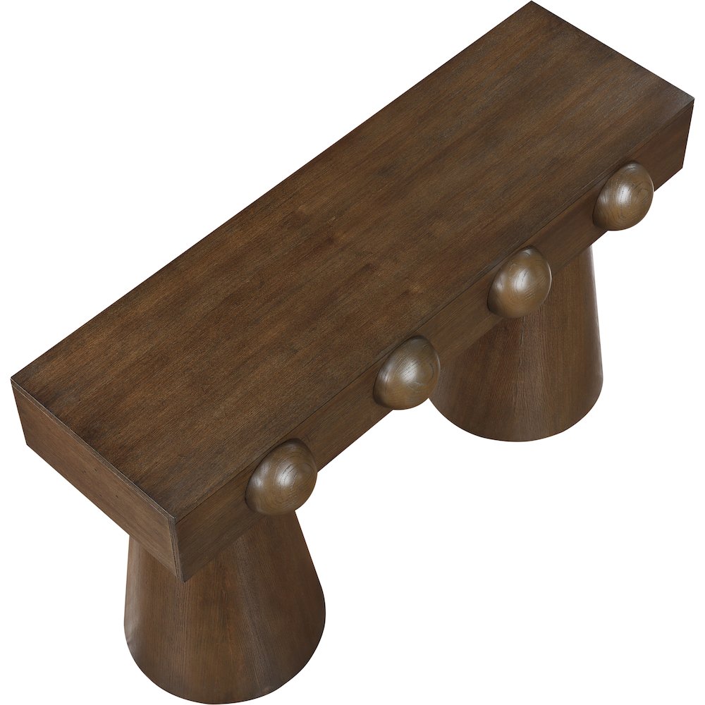 Bracciano Brown Oak Veneer Console Table