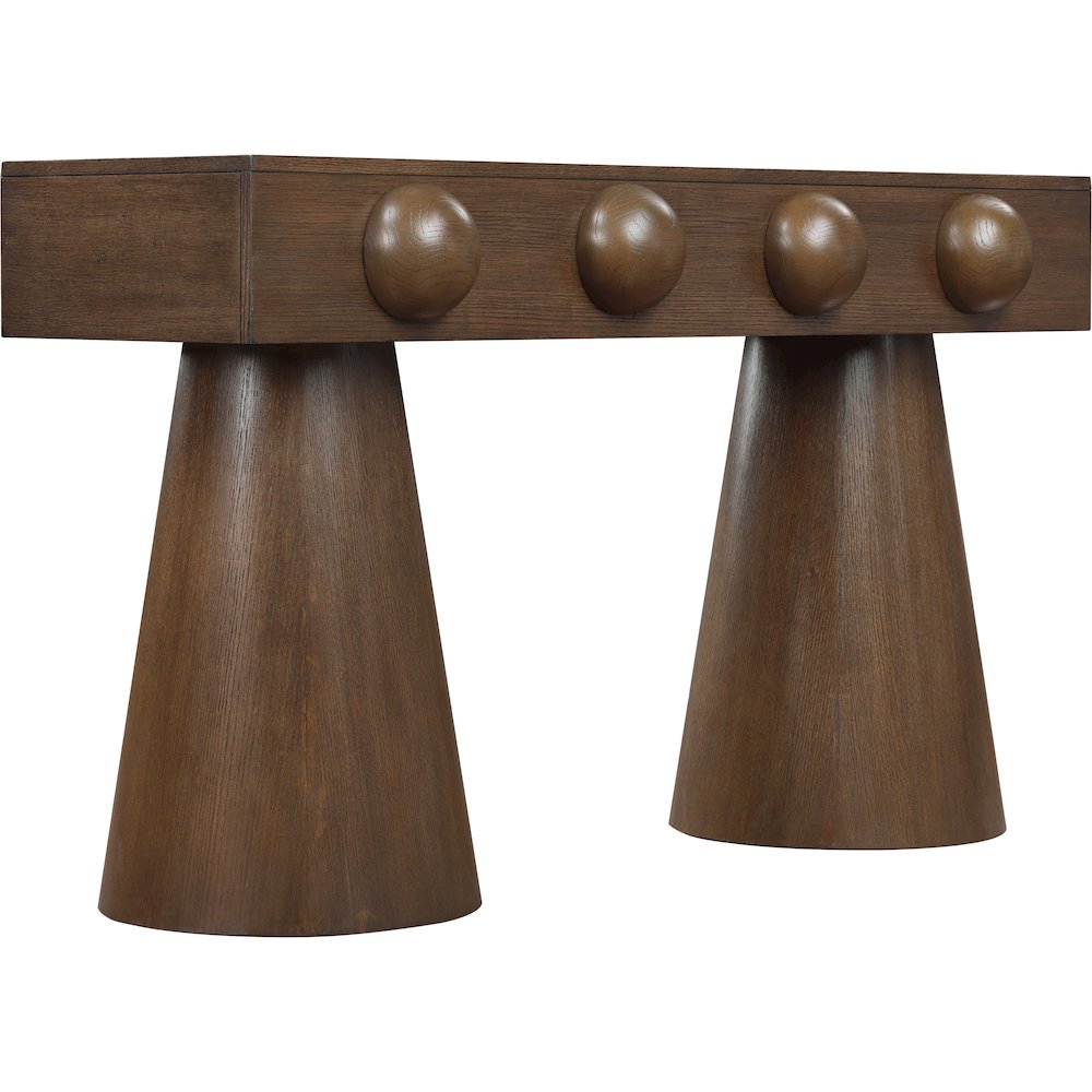 Bracciano Brown Oak Veneer Console Table