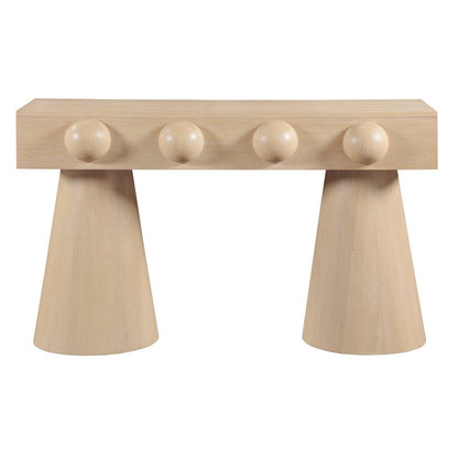 Bracciano Natural Oak Veneer Console Table