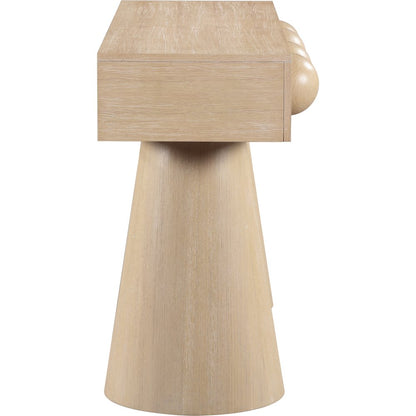 Bracciano Natural Oak Veneer Console Table