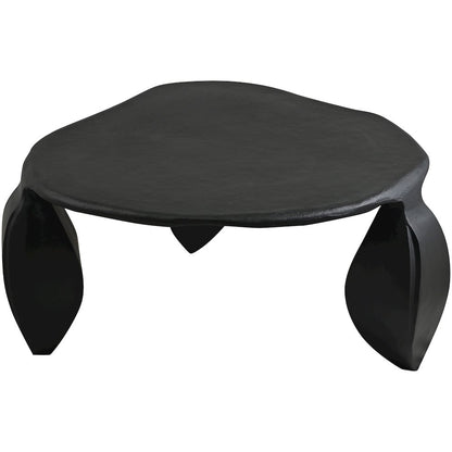 Pueblo Black Aluminum Coffee Table