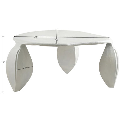 Pueblo Cream Aluminum Coffee Table