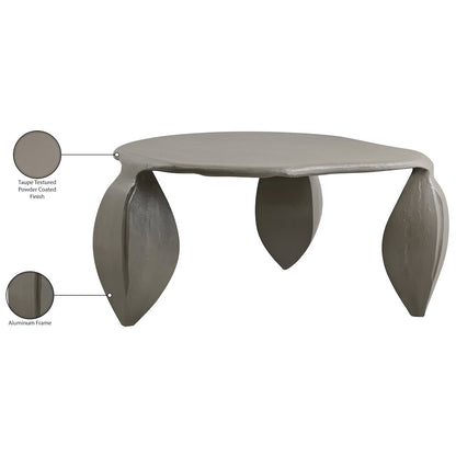 Pueblo Taupe Aluminum Coffee Table