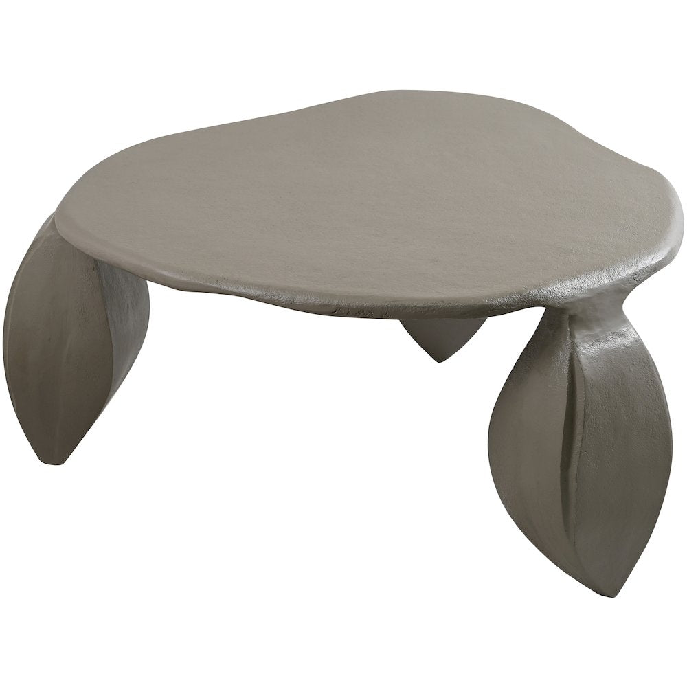Pueblo Taupe Aluminum Coffee Table
