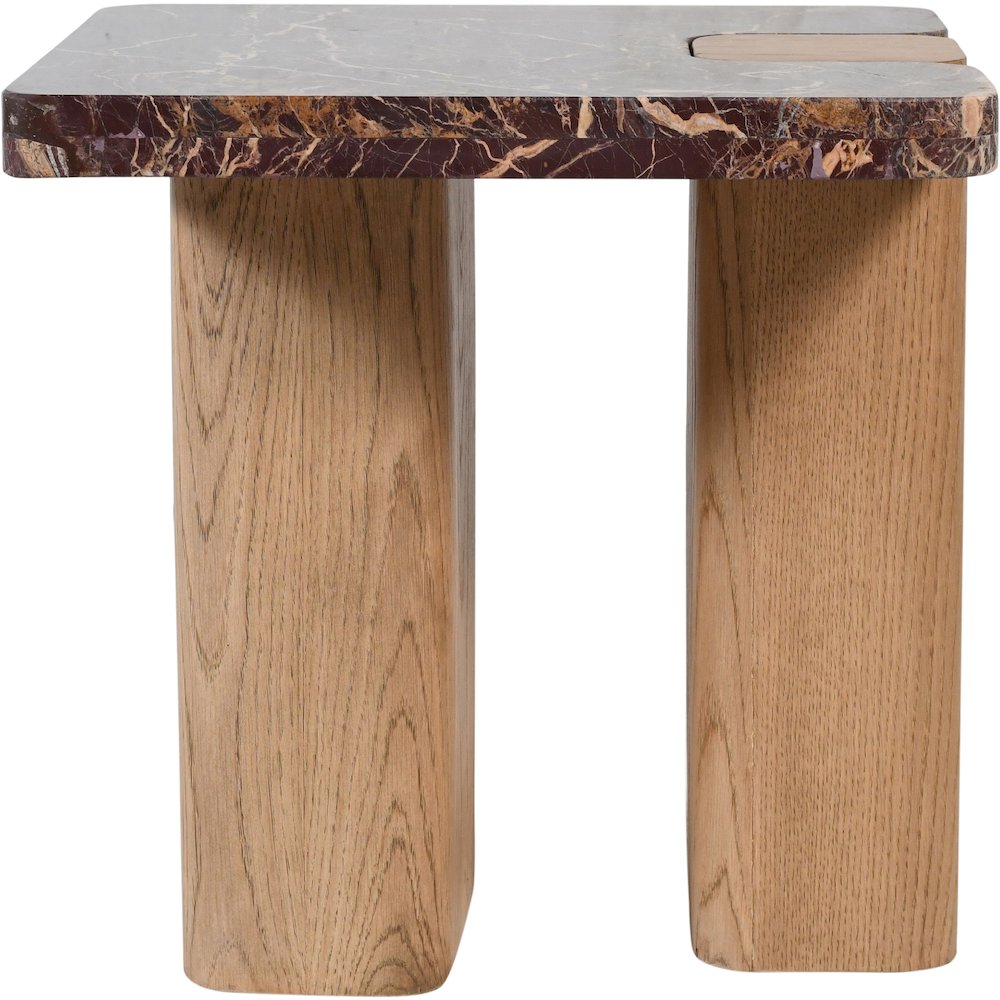 Ravenna Burgundy End Table