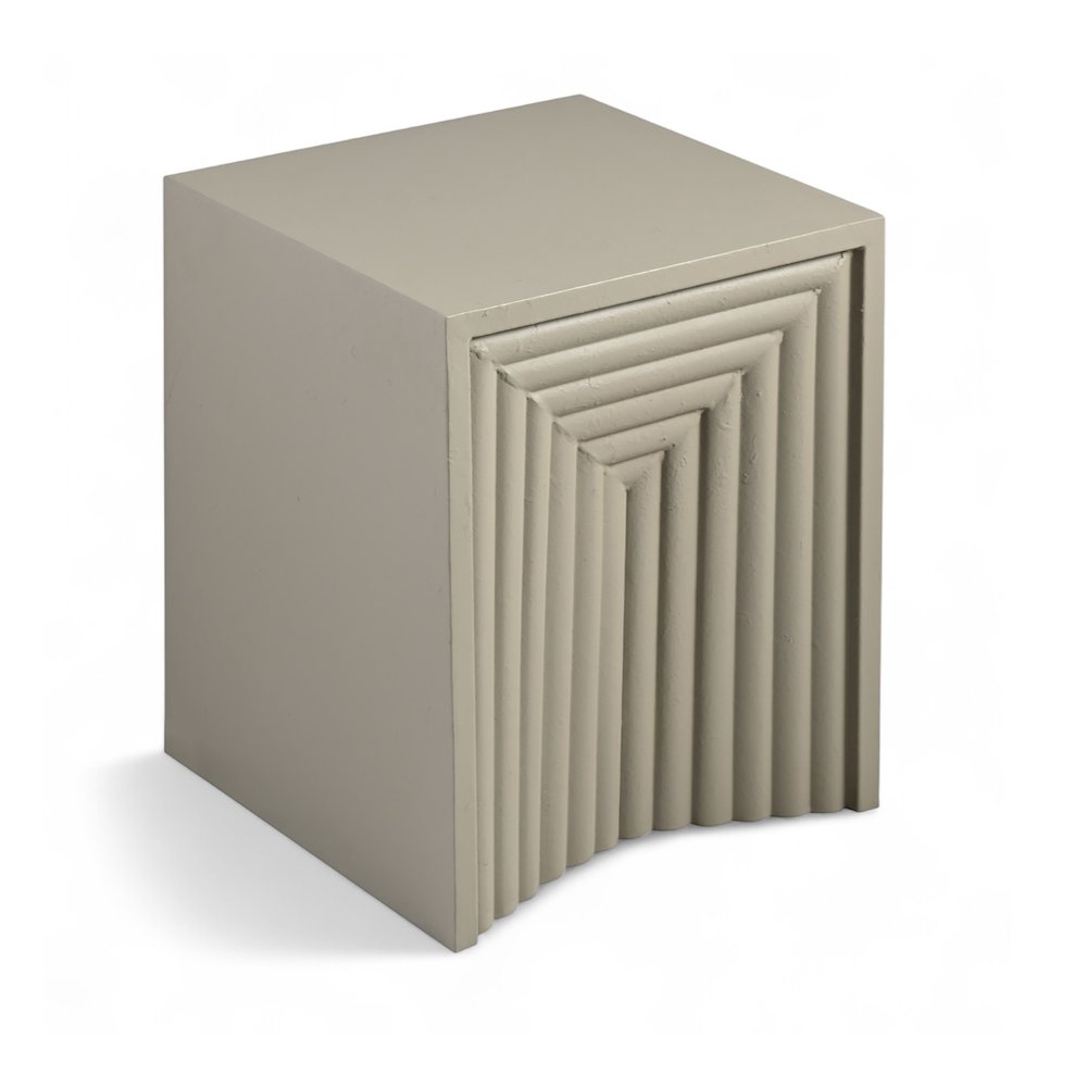 Centennial Taupe Iron End Table