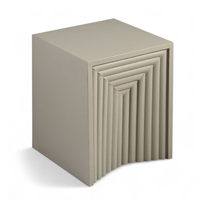 Centennial Taupe Iron End Table