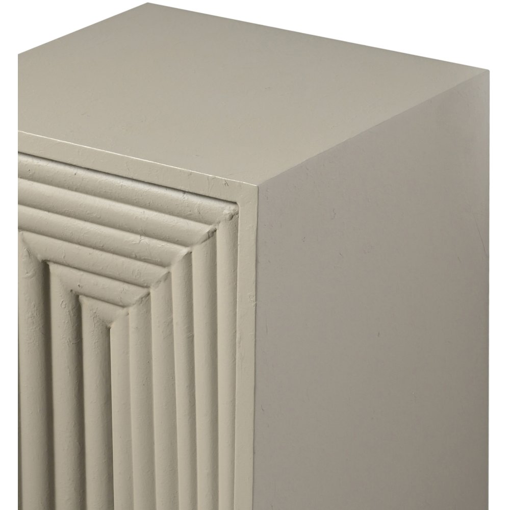 Centennial Taupe Iron End Table