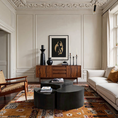 Banyan Black Iron Coffee Table