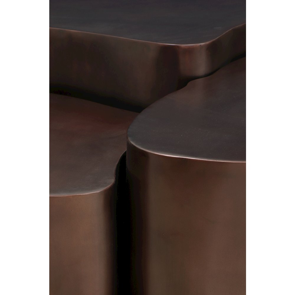 Banyan Brown Iron Coffee Table