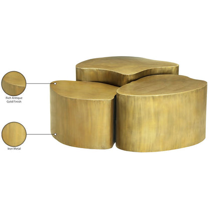 Banyan Gold Iron Coffee Table