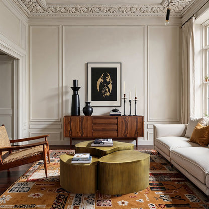Banyan Gold Iron Coffee Table