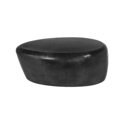 Capsule Black Aluminum Coffee Table