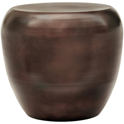 Capsule Brown Aluminum End Table