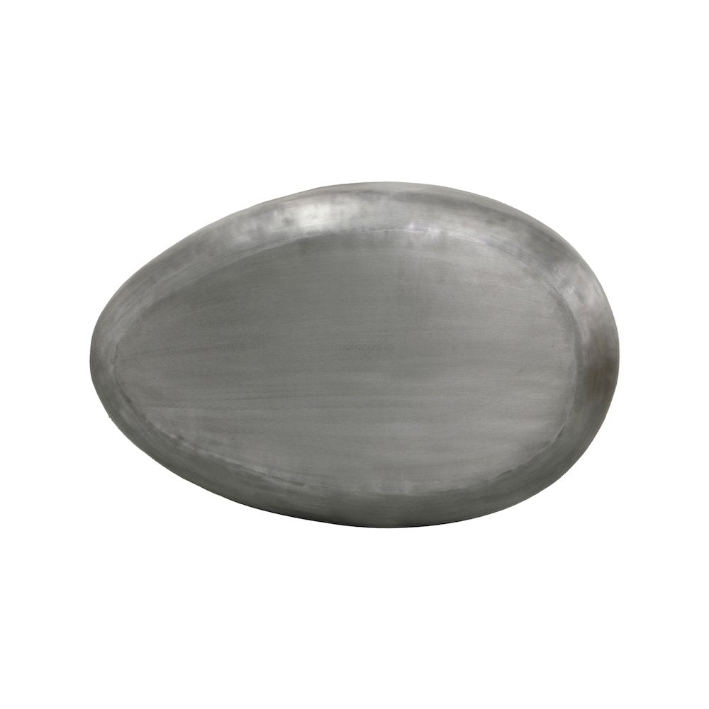 Capsule Silver Aluminum Coffee Table
