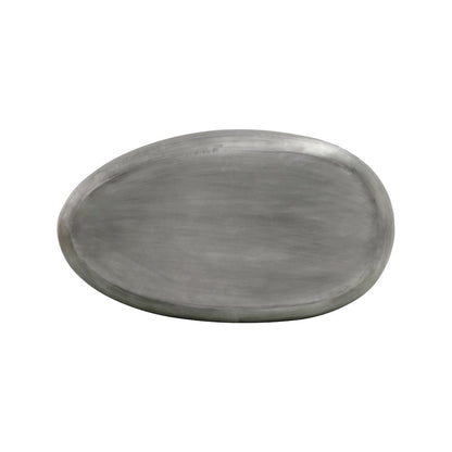 Capsule Silver Aluminum Coffee Table