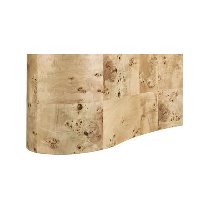 Zaire Natural Burl Wood Coffee Table