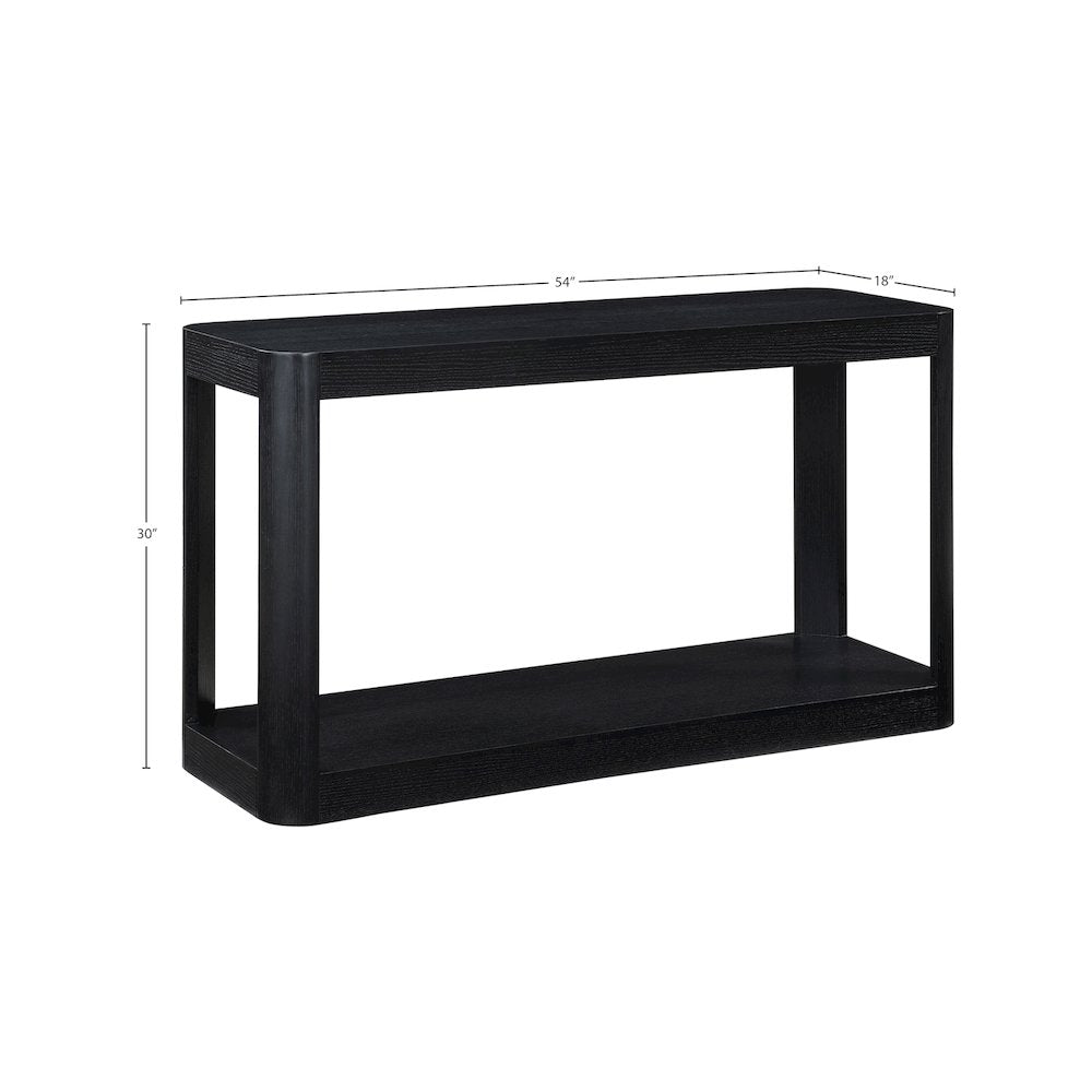 Reeves Black Console Table