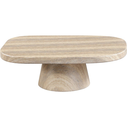 Prato Travertine Concrete Indoor/Outdoor Coffee Table