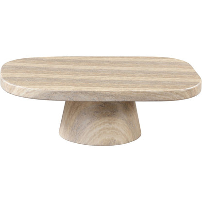 Prato Travertine Concrete Indoor/Outdoor Coffee Table