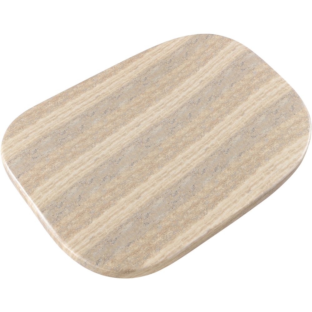 Prato Travertine Concrete Indoor/Outdoor Coffee Table