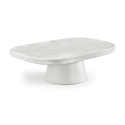 Prato White Concrete Indoor/Outdoor Coffee Table