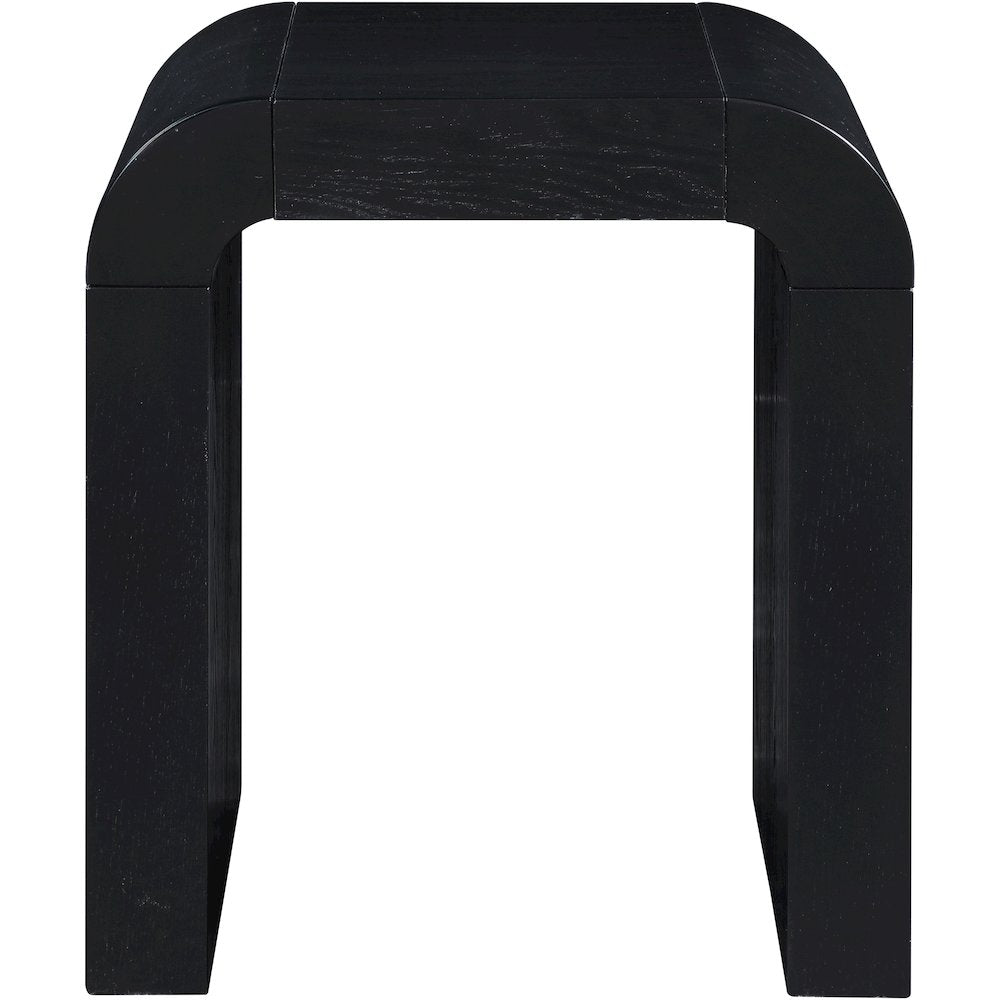 Toulon Black Oak Veneer End Table