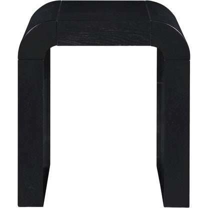 Toulon Black Oak Veneer End Table