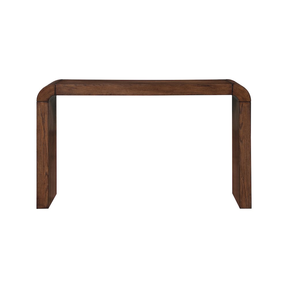 Toulon Brown Oak Veneer Console Table
