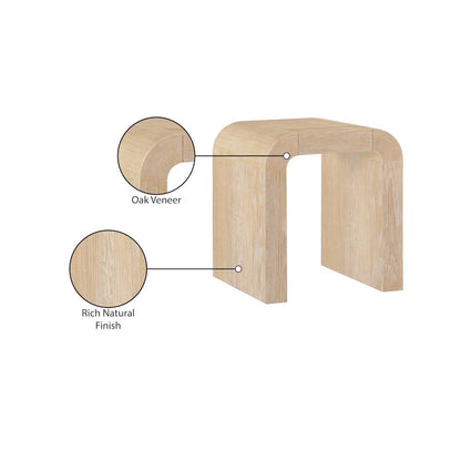Toulon Natural Oak Veneer End Table