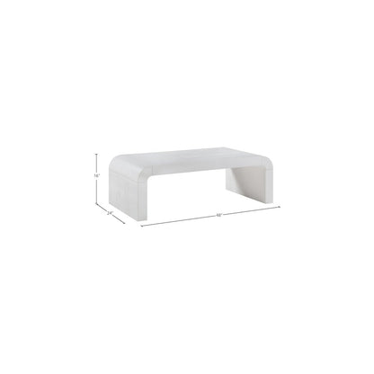 Toulon White Oak Veneer Coffee Table