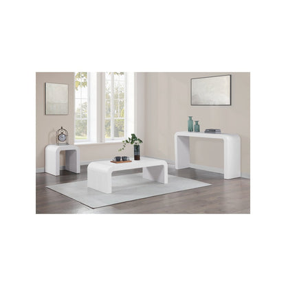 Toulon White Oak Veneer Coffee Table