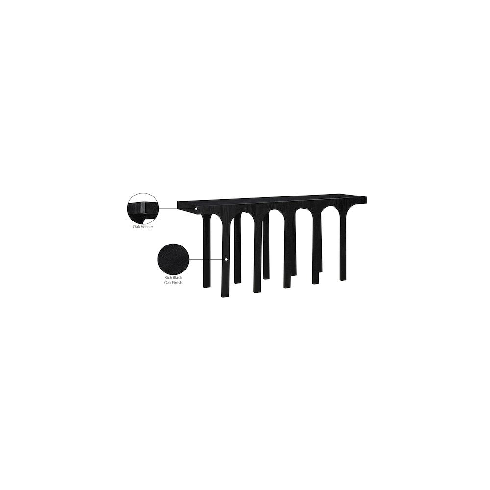 Westfield Black Console Table