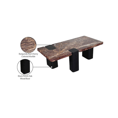 Ravenna Burgundy Coffee Table