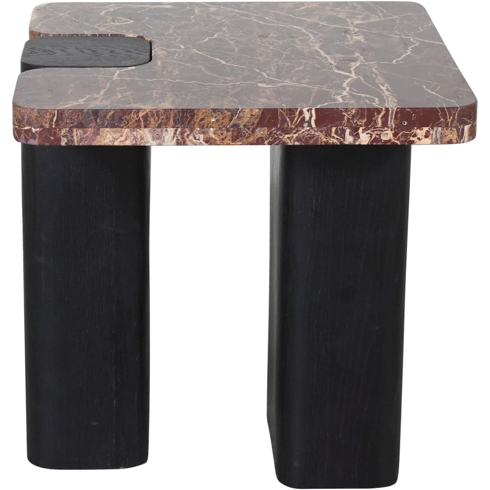 Ravenna Burgundy End Table