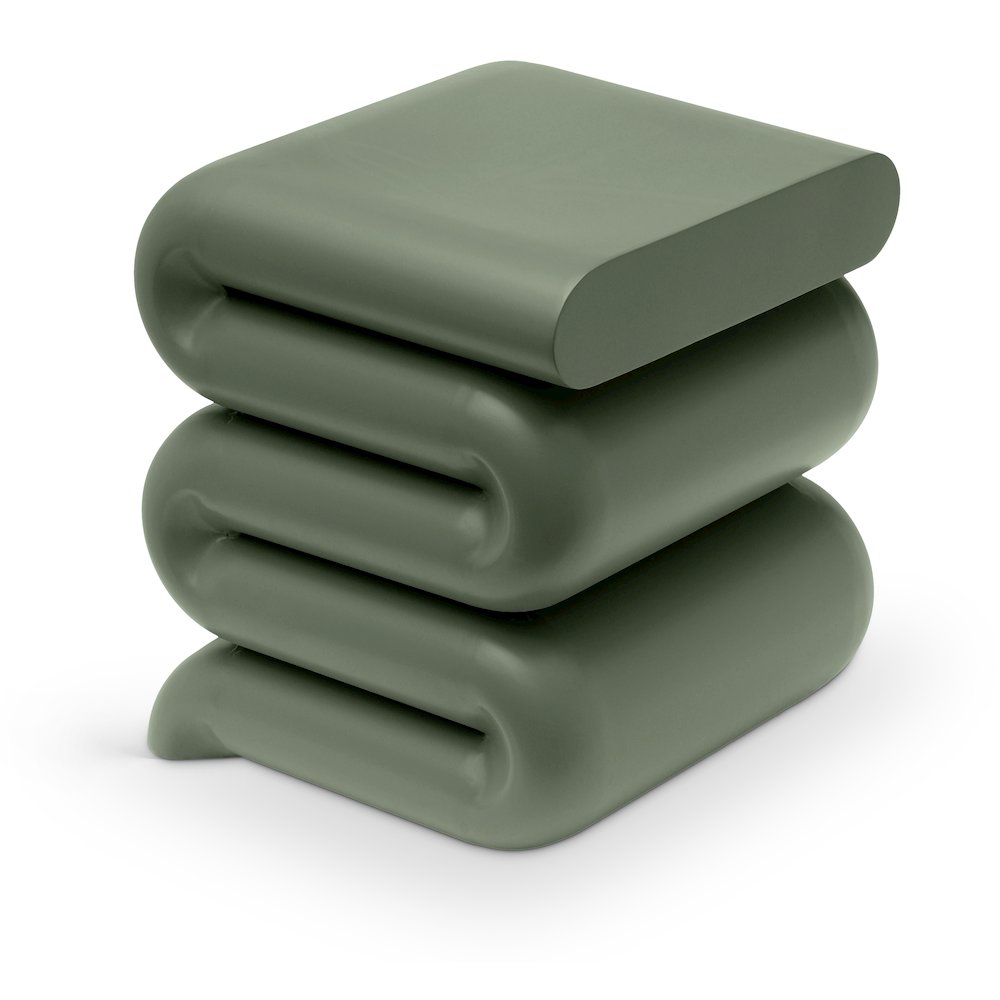 Roland Green Iron End Table