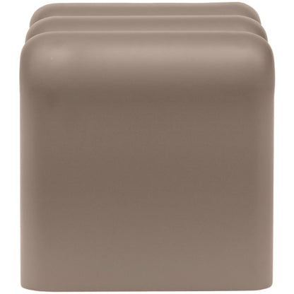 Roland Taupe Iron End Table