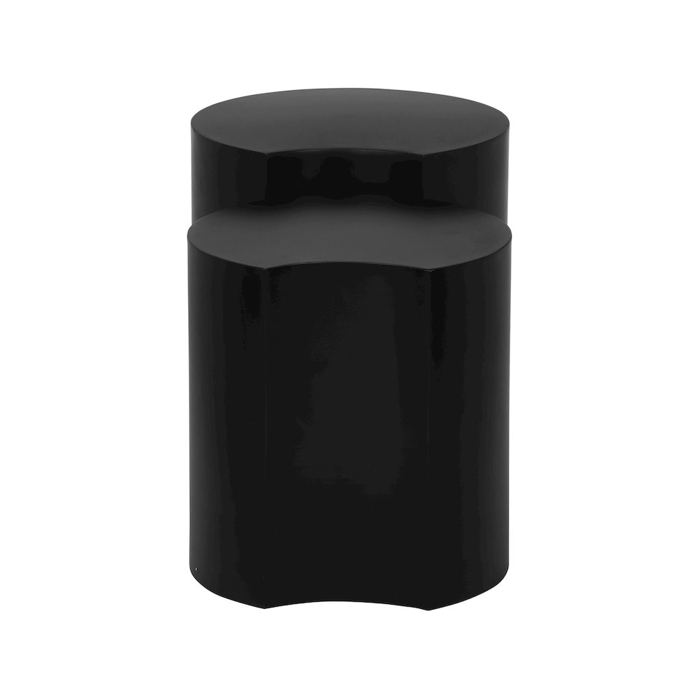 Dimple Black End Table