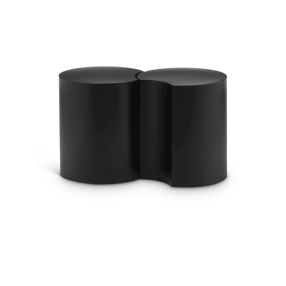 Dimple Black End Table