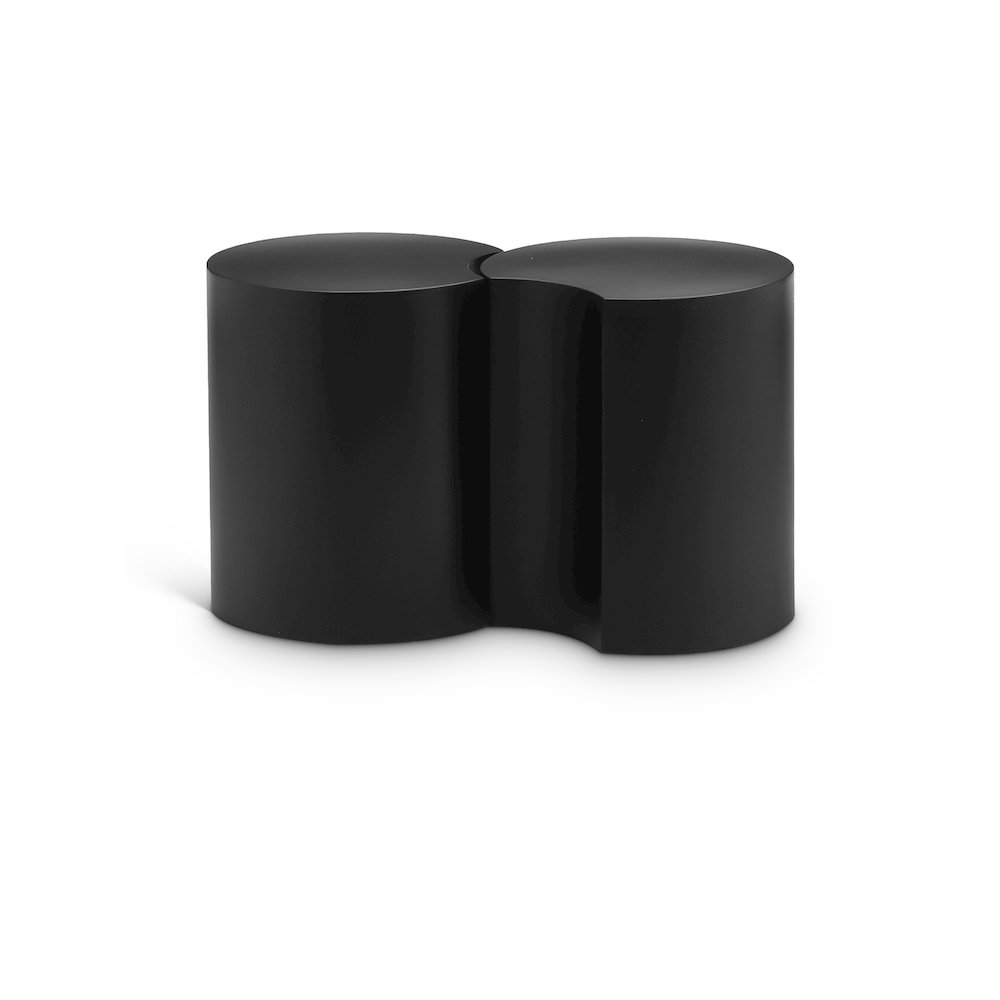 Dimple Black End Table