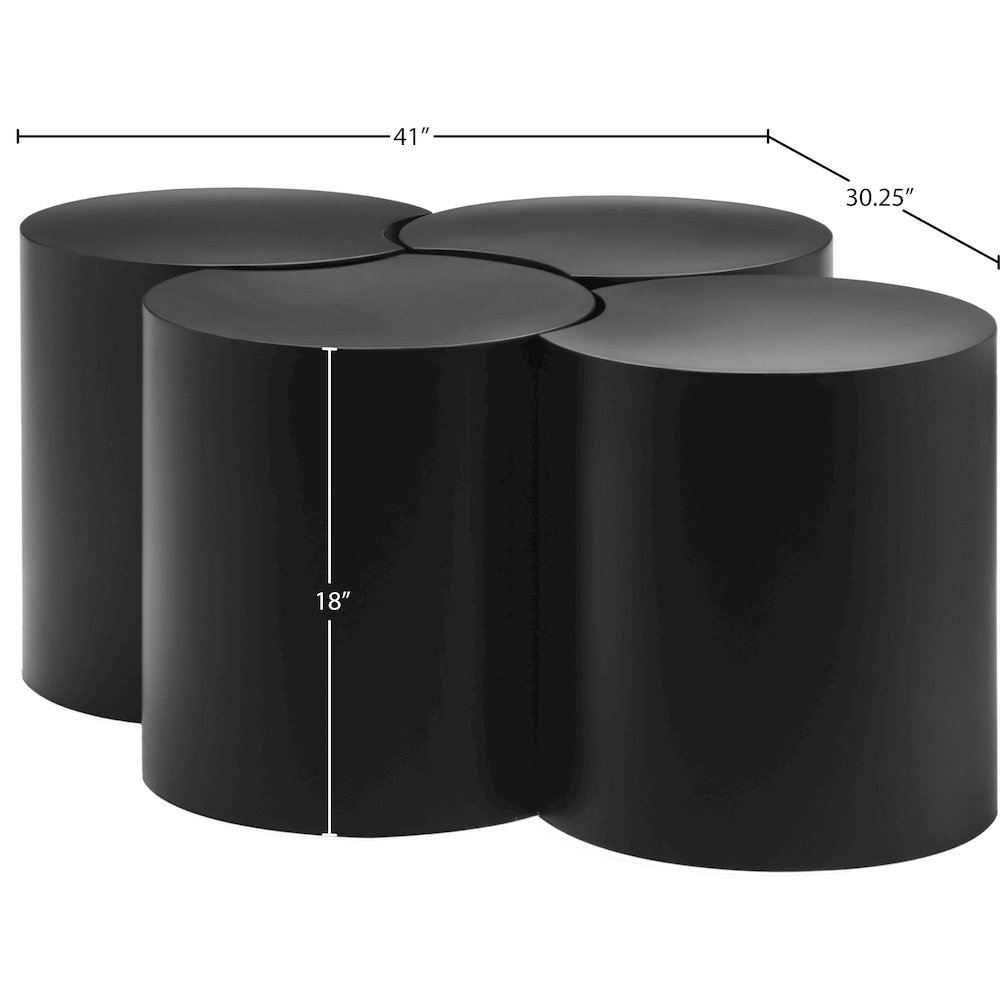 Dimple Black Coffee Table