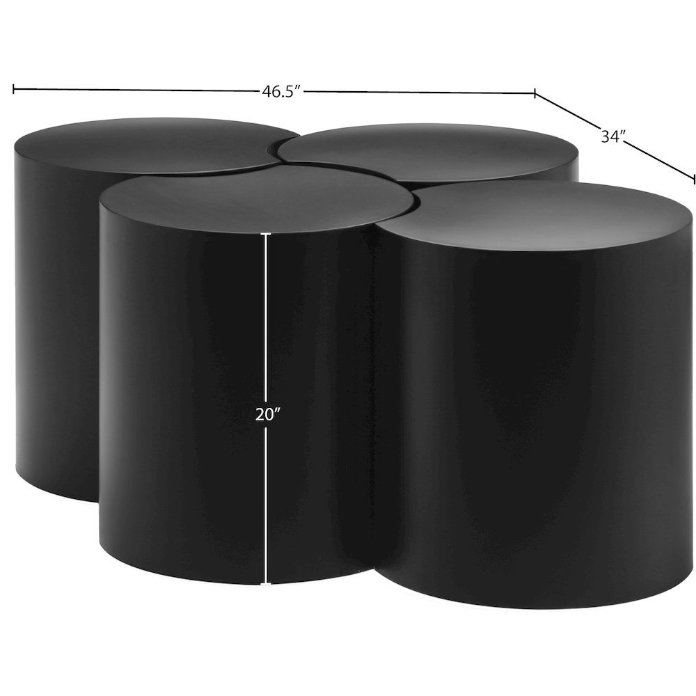 Dimple Black Coffee Table
