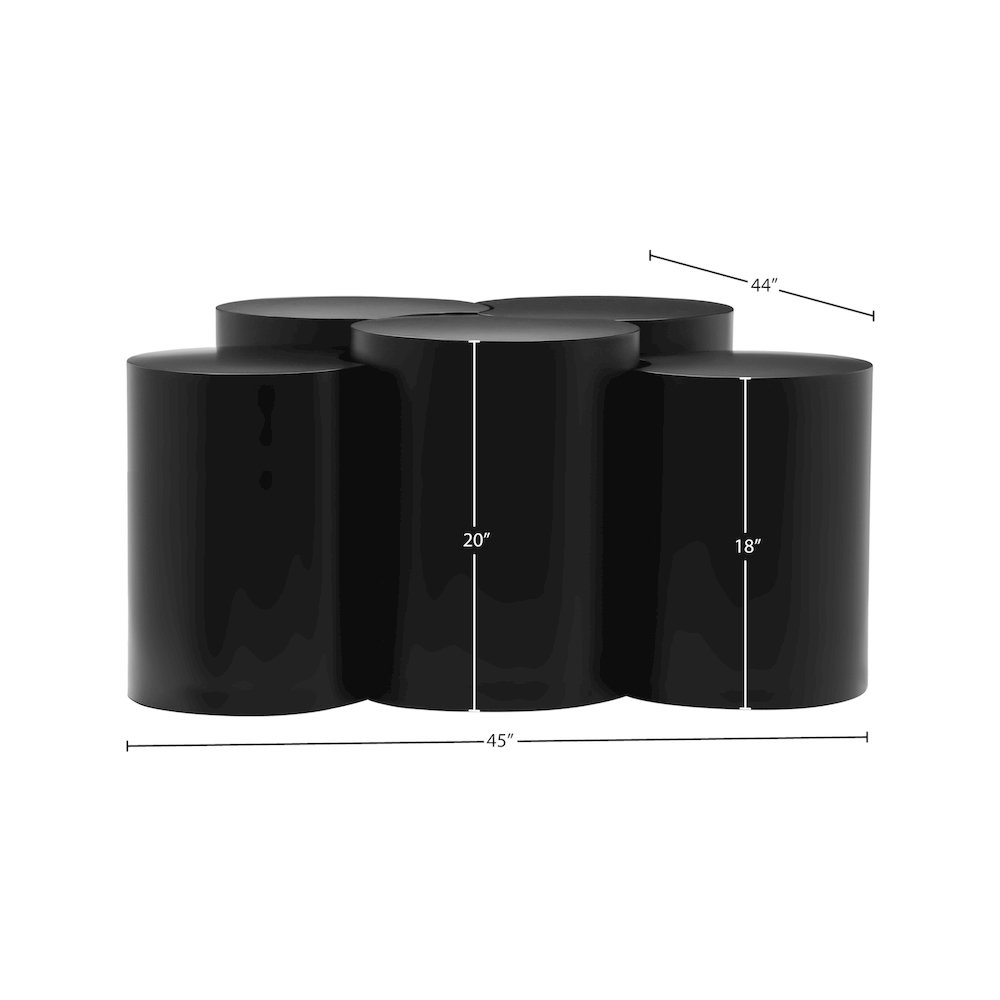 Dimple Black Coffee Table