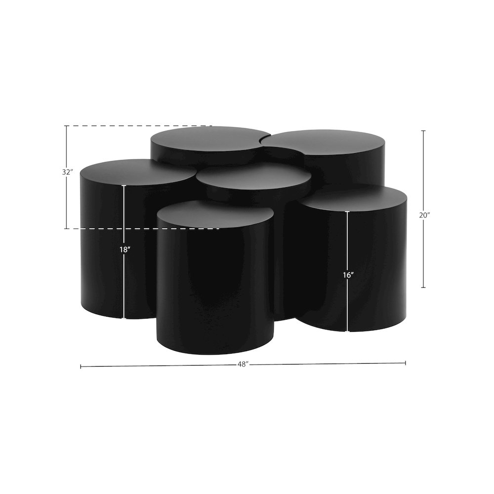Dimple Black Coffee Table