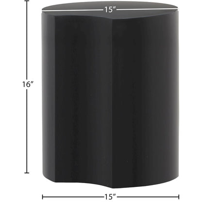Dimple Black End Table