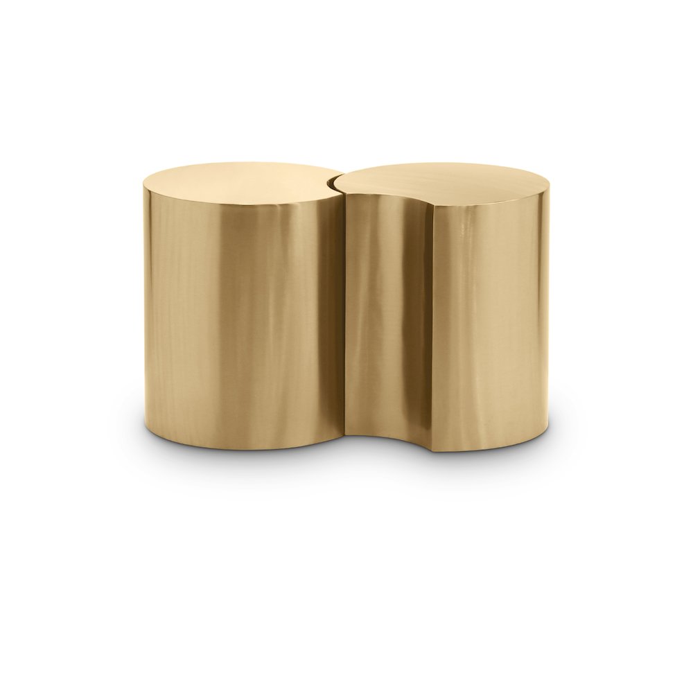 Dimple Gold End Table