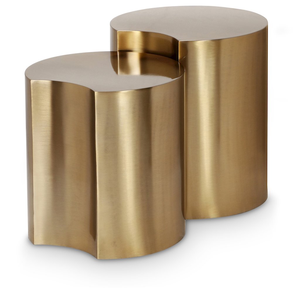 Dimple Gold End Table