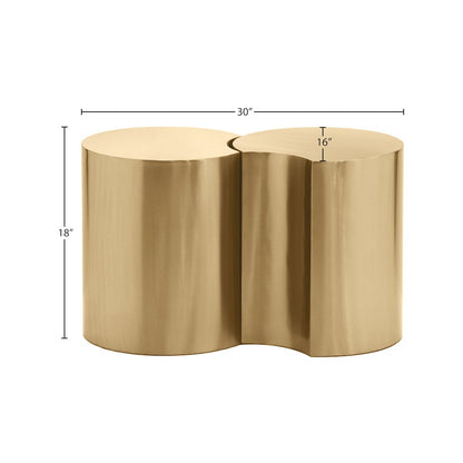 Dimple Gold End Table
